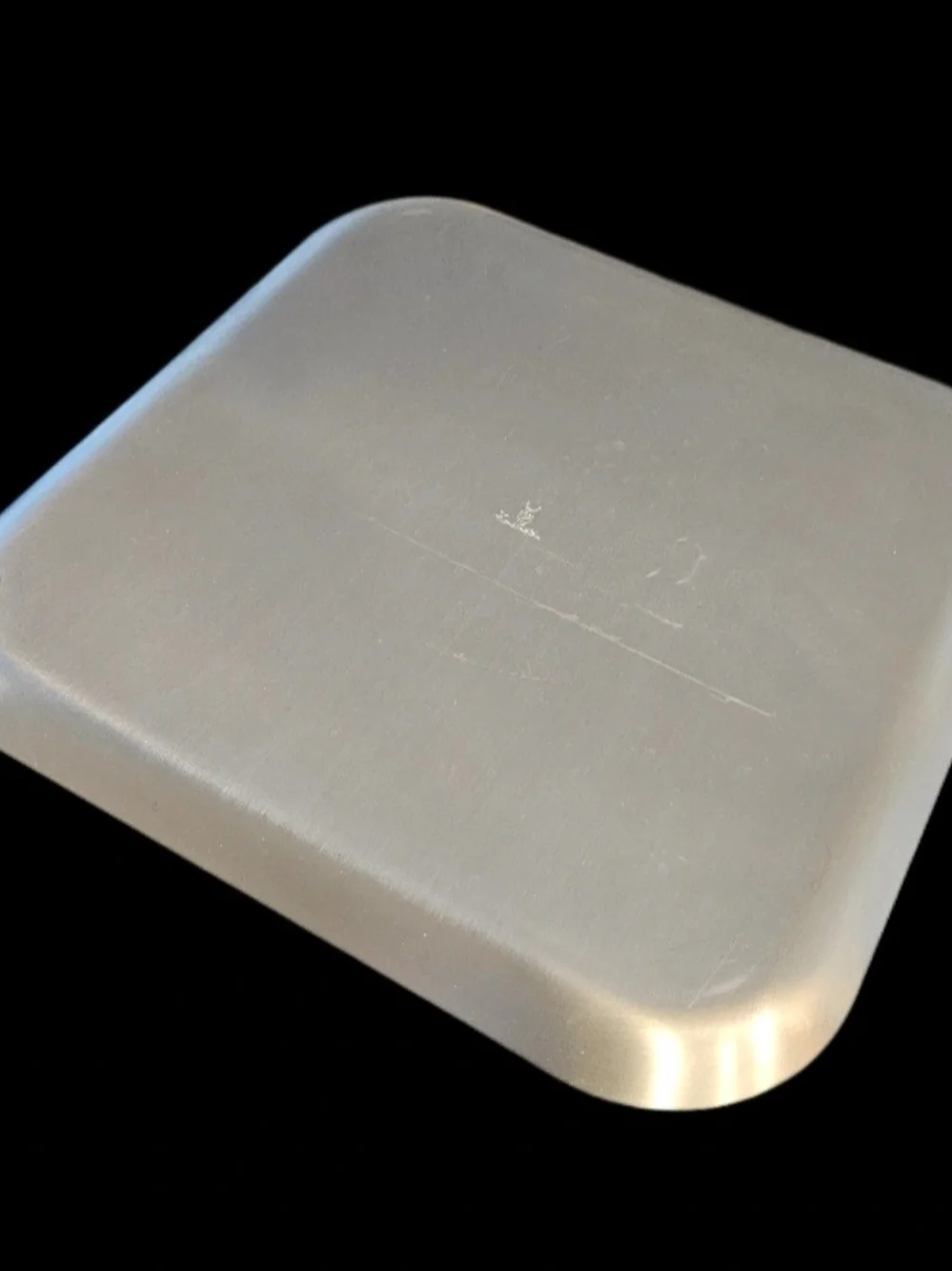 Vintage Kensington Aluminum Serving Tray Etched Steam Locomotive Train 10.75